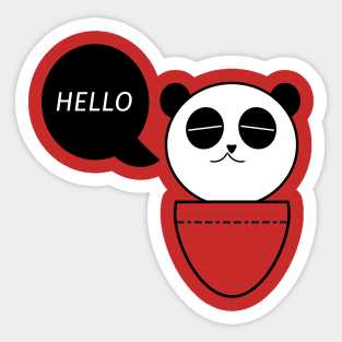 TINY PANDA Sticker